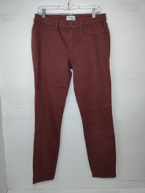 Lakeview Women's- Brick Red Skinny Jeans Size (30)